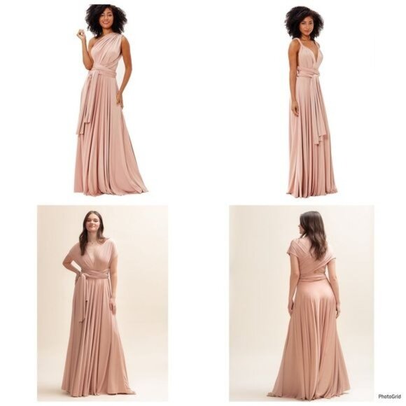 Twobirds NY Classic Ballgown Rosewood color one Size - Picture 6 of 14